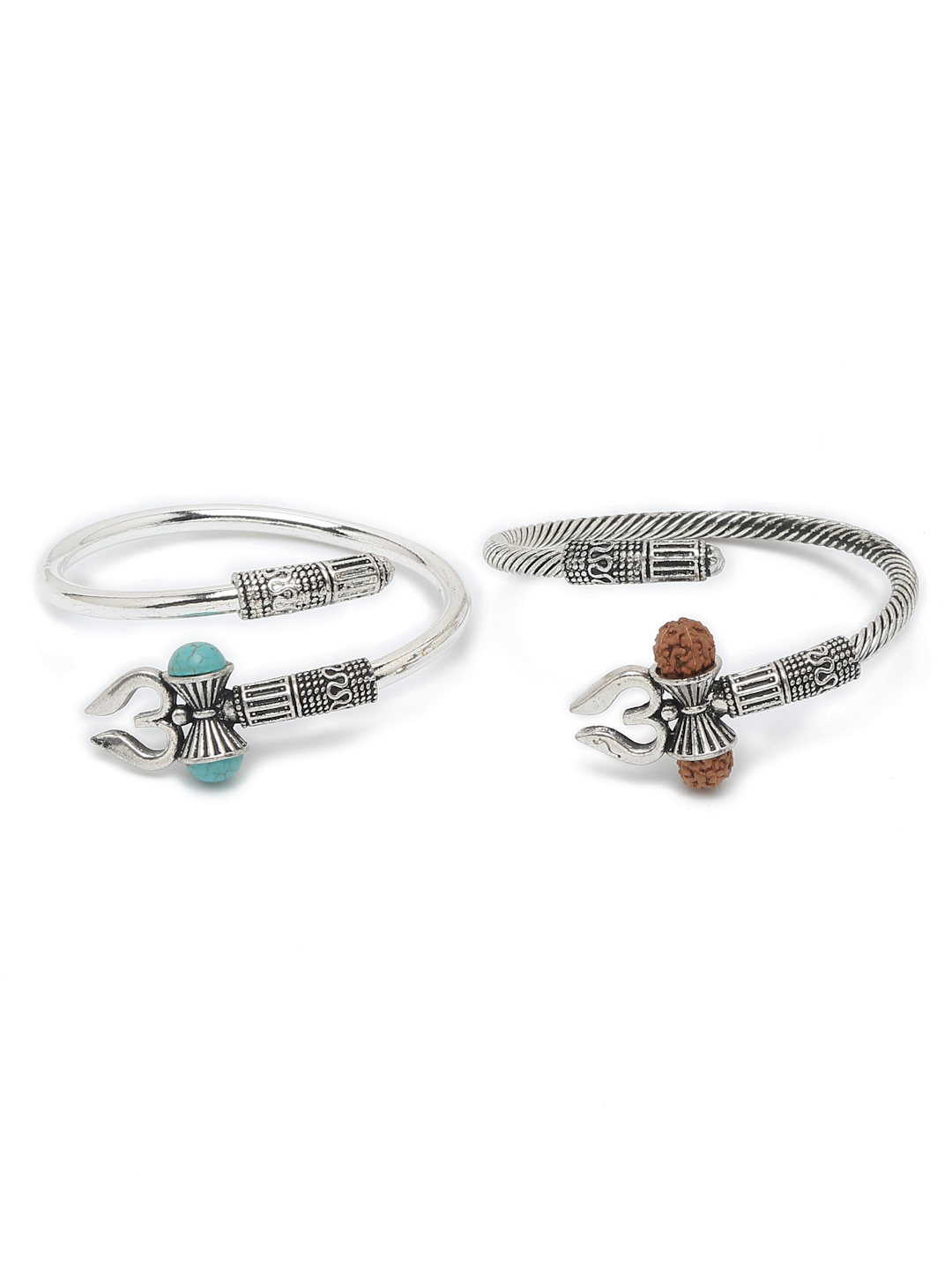 YouBella Jewellery Charm Bracelet Bangle for Girls and Women (Silver) (YBBN_91965)